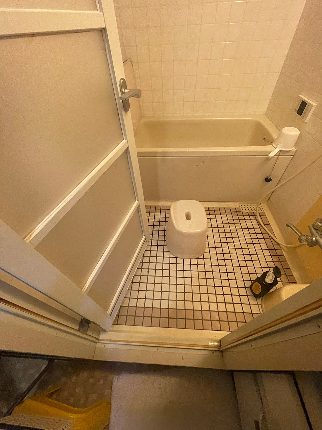 施工前のお風呂