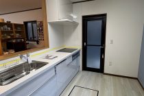 施工後のキッチン