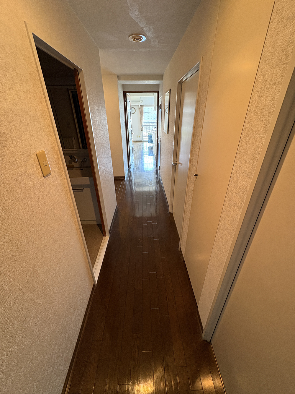 施工前の廊下